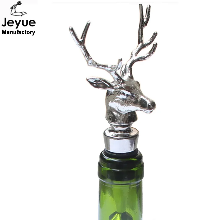 Deer Wine Stopper Wildlife Handmade Metal Bottle Stopper Gift