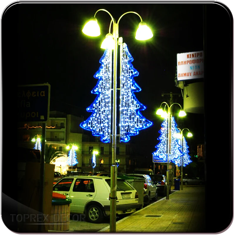 Toprex декор, оптовая продажа, светодиодное уличное освещение, рождественские уличные украшения