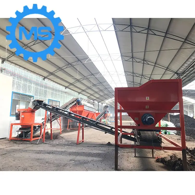 High Quality Fermented Chicken Manure Organic Fertilizer Manufacturing Line/ Small Fertilizer Plant