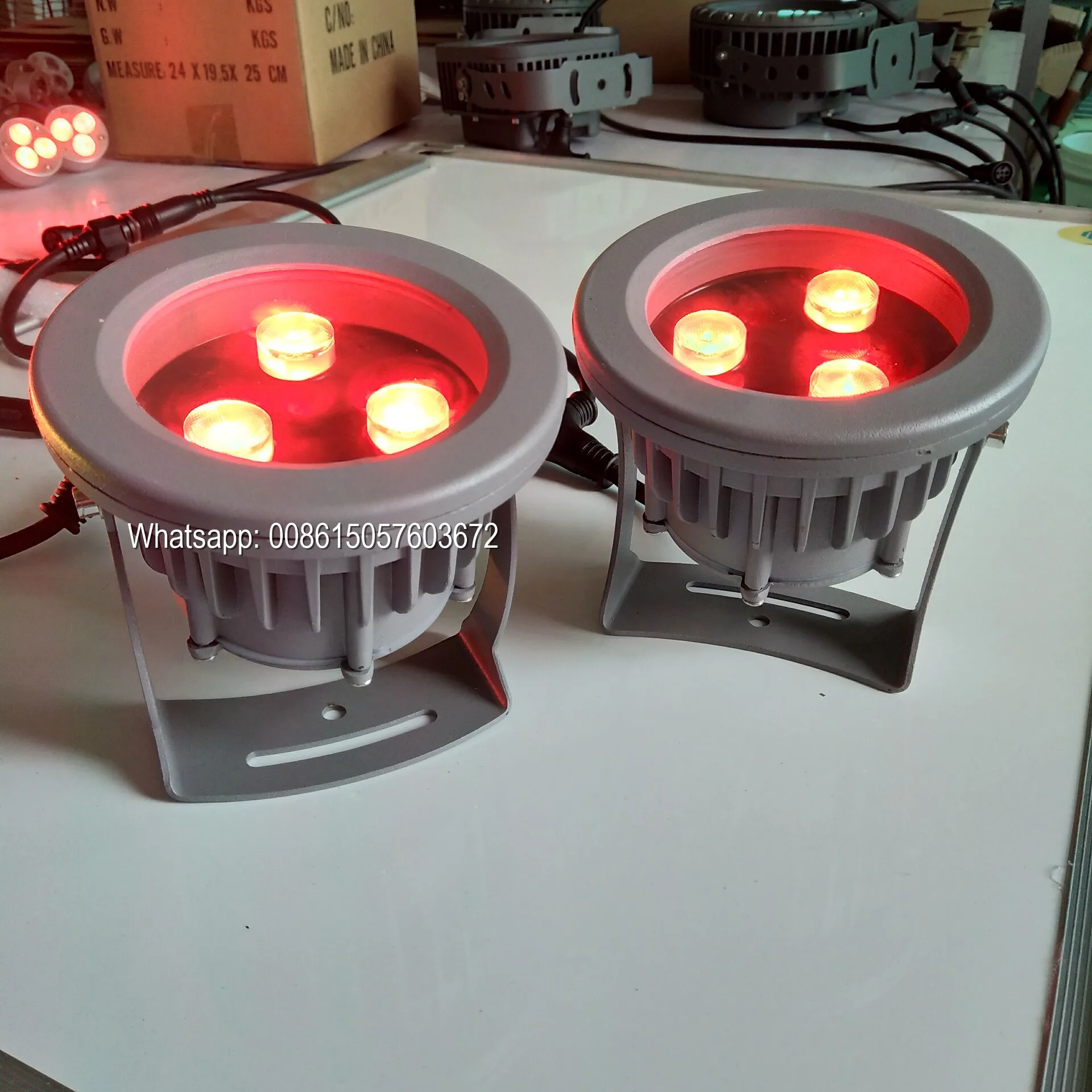 24V DC IP65 RGBW 4in1 1*8W, 3*8W, 5*8W led outdoor garden lights with 3 years warranty