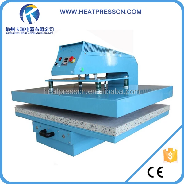 Patches Print FZLC-B5 Pneumatic Garment Press Machine,iron Provided B5 CE Certificate Flatbed Printer Automatic Heating Platen