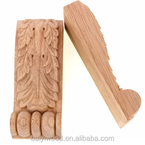 Детали Мебели для домашнего декора, старинные резные деревянные корбели