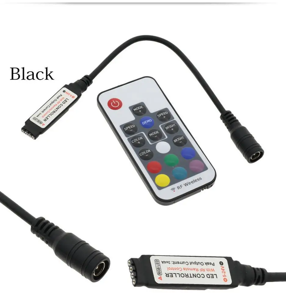 Пульт дистанционного управления для светодиодных лент SMD 3528 5050 RGB 4 контакта 5-24 В
