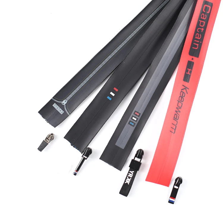 
5#pu printed reflective waterproof zipper 