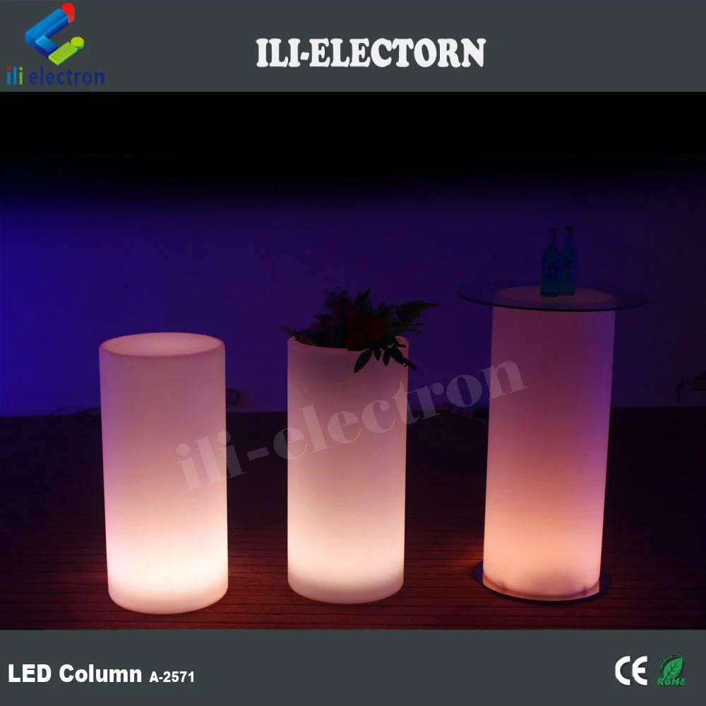 Infarad Remote control illuminated led Glowing pillar