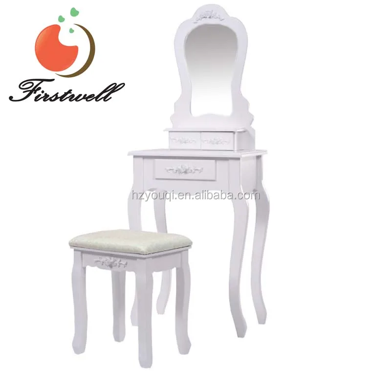 
Royal Bedroom Dressing Table with Mirror, chinese antique dresser Simple Small Dresser 