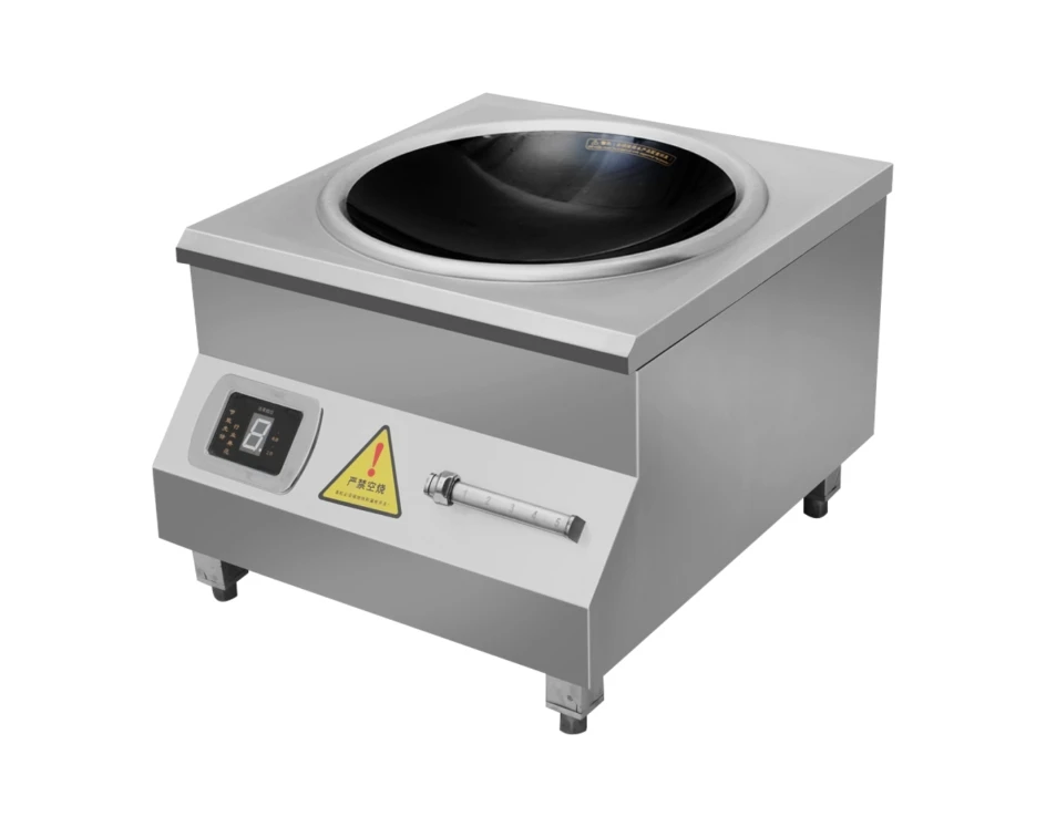8KW stainless steel desktop wok induction cooker for kitchen