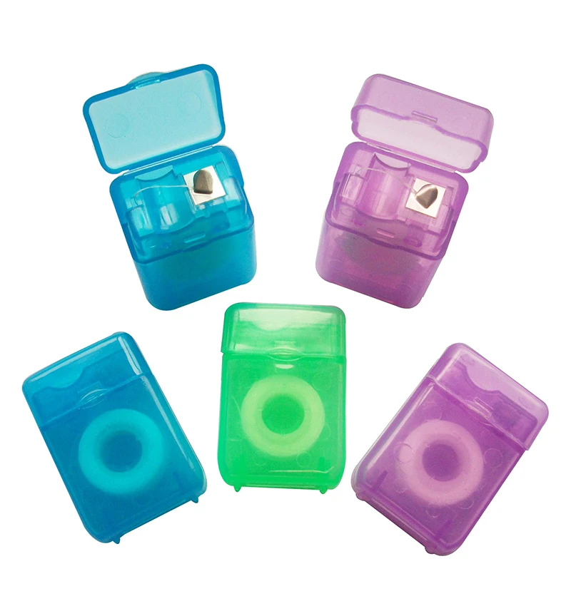 Зубная нить в форме зуба 10-15 м с логотипом от производителя