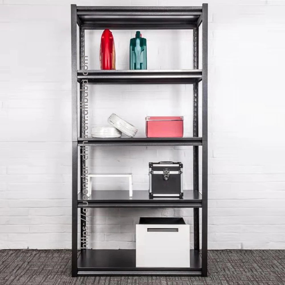 QS-MSR01 metal rack storage shelf metal shelf  5-layer light duty metal storage rack shelves