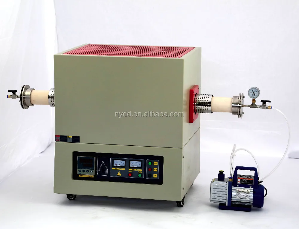 1700 Deg. Horizontal Vacuum Tube Furnace Used For Laboratory Pyrolysis