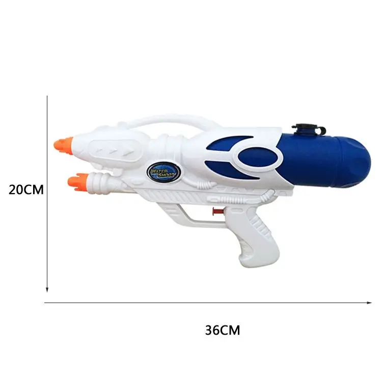 Summer solid color plastic small quantity Double nozzle Water gun