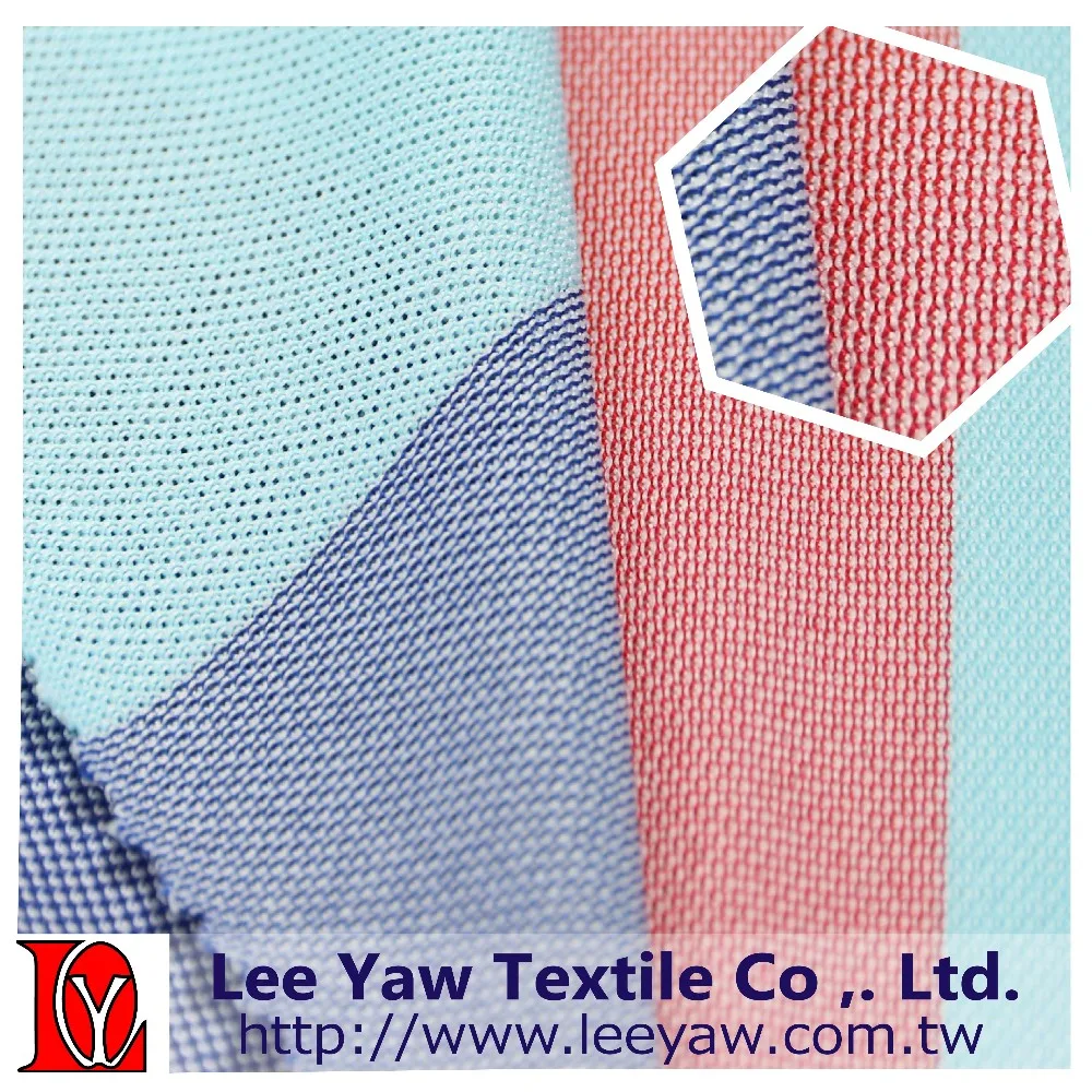 auto stripe oxford pique fabric