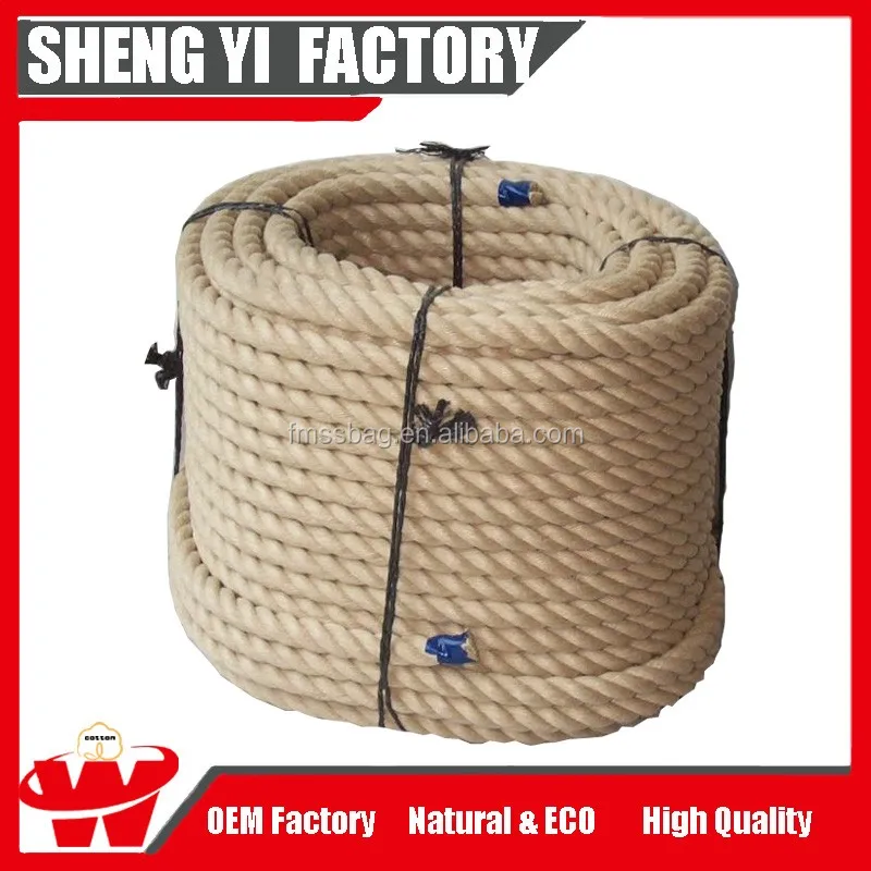 china supplier natural raw jute 80mm rope for sale