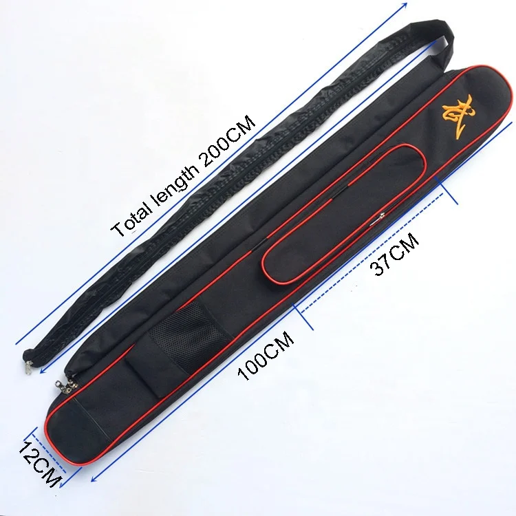 Oxford Fabric Chinese Wu Shu Equipment Tai Chi Stick Bag and Double Sword Case for Martial Arts and Clothing