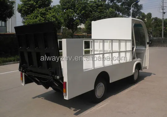Electric garbage collecting Vehicle with tail lift AW1020X6