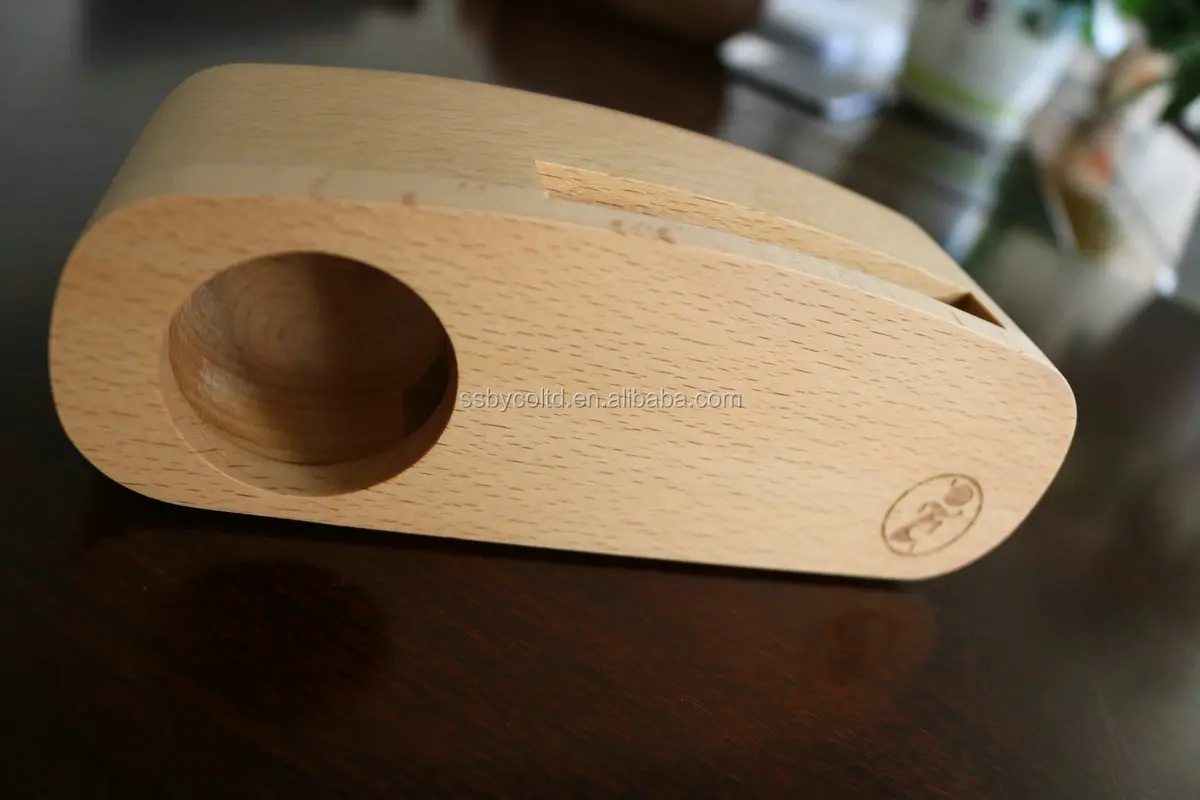 
Portable Real Wooden Voice Music Display Amplifiers Mobile Phone Wireless wood Speaker 
