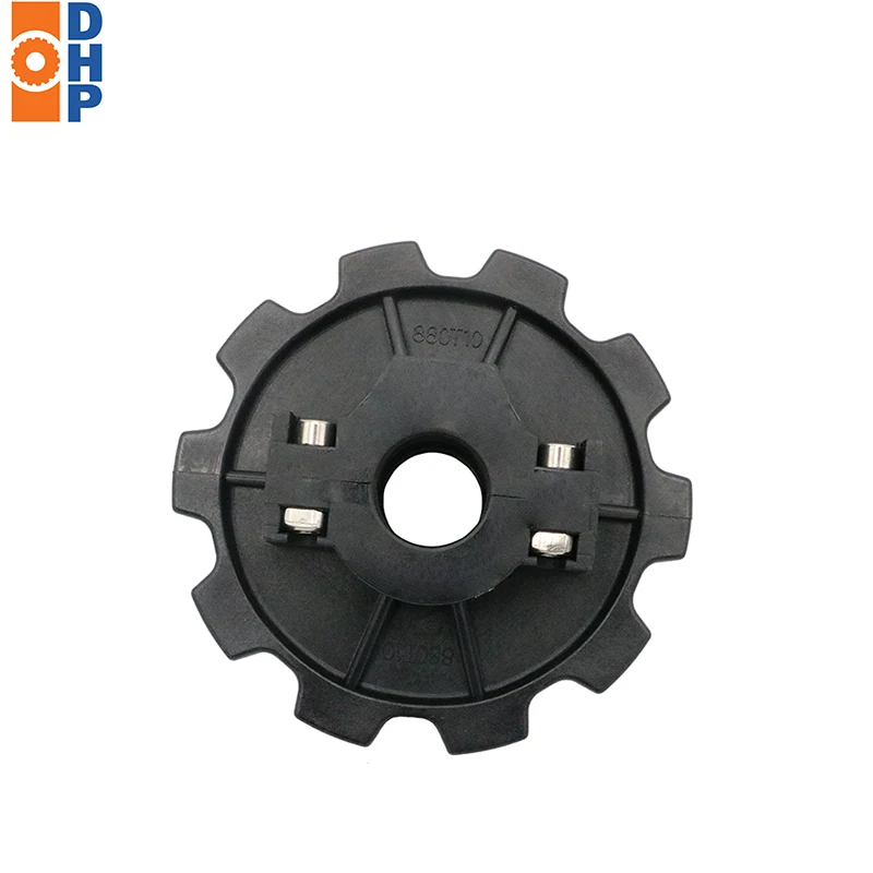 880 10 Teeth Single Hinge Driving Wheel Nylon Plastic Sprocket Wheel