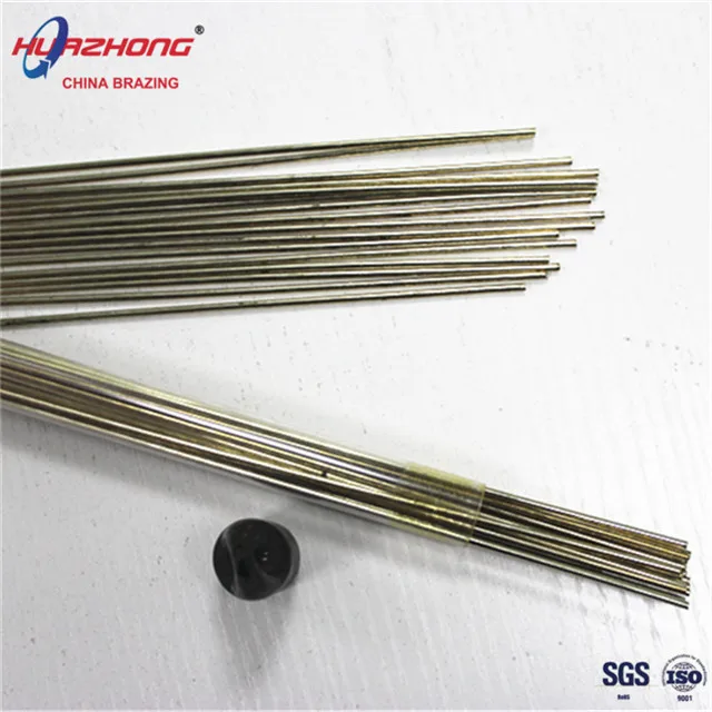 Silver Brazing Wire Rods for Hard Steel Alloys Low Melting Point Diamond Saw Blade Welding Solder Solid Bar Silver Brazing Rod