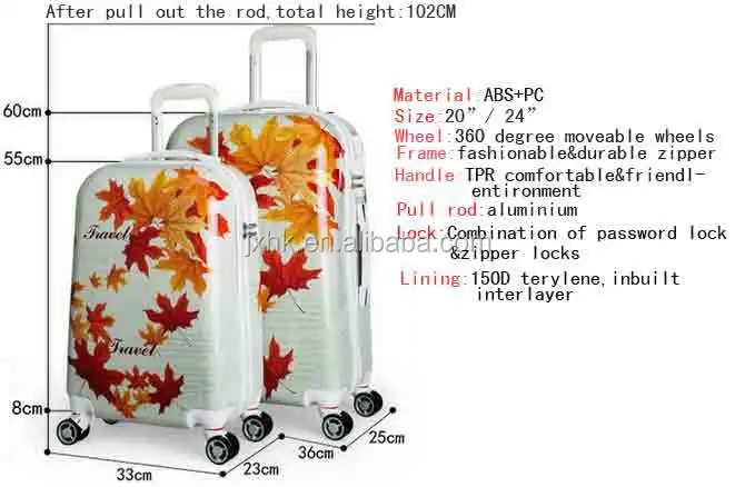 cabin size luggage wheeled trolley luggage tote travel case travel garment bag
