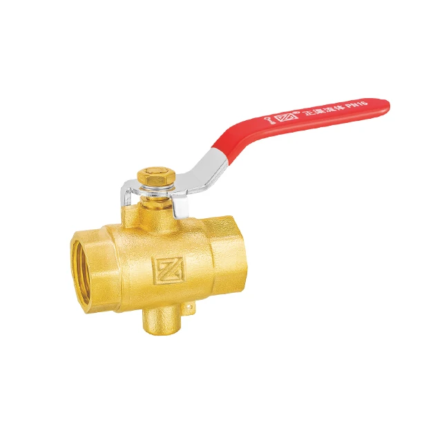 China manufacture Temperature Measuring ball valve hydraulic valve