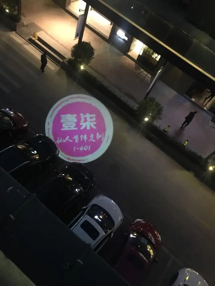 High resolution custom advertising led logo projector