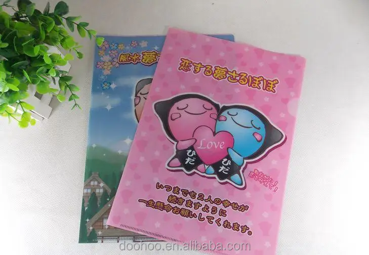 
promotional gifts folder L shape folder PP expanding files 