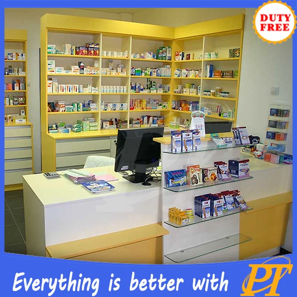 Pharmacy shop counter design/pharmacy shop design