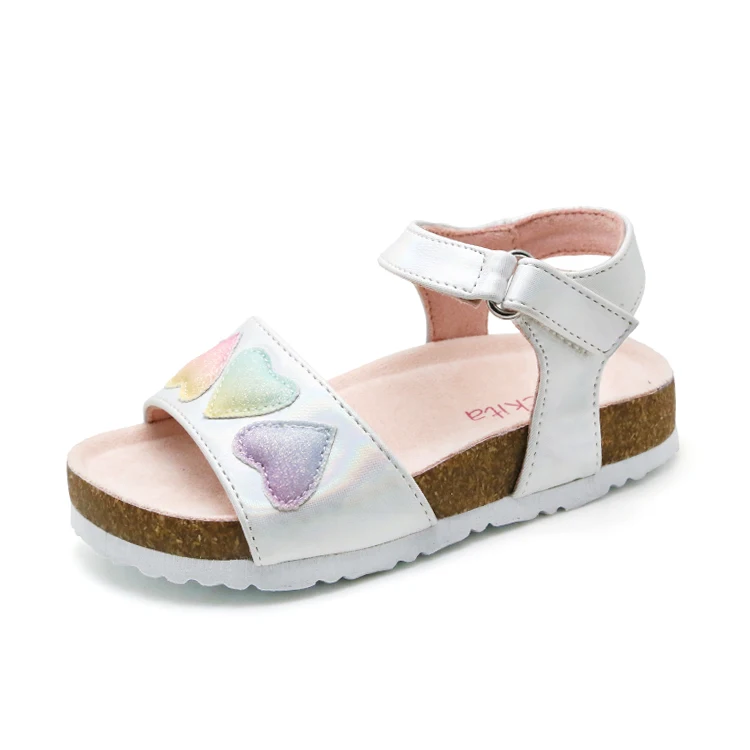 Children High Quality School Fashion Cork Sandal Shoe Girls For Kids Summer