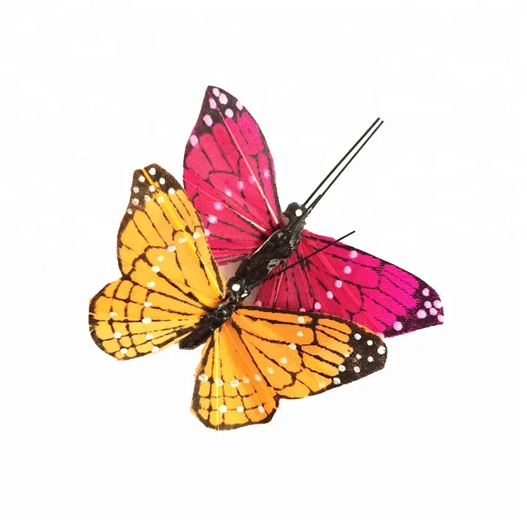Цветная искусственная Бабочка для свадебных украшений