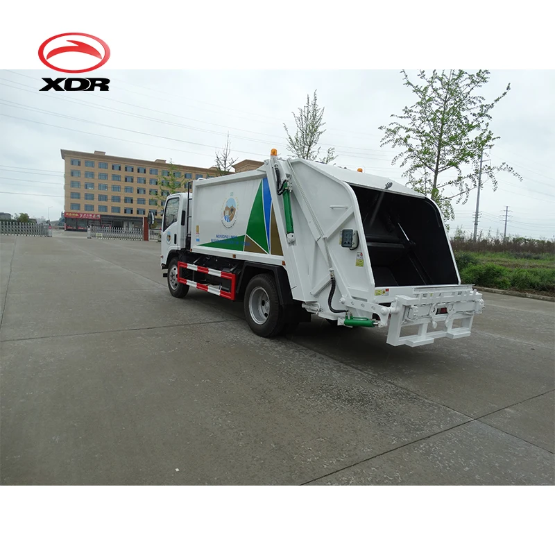 
Mini 3 ton compactor trash compactor truck 
