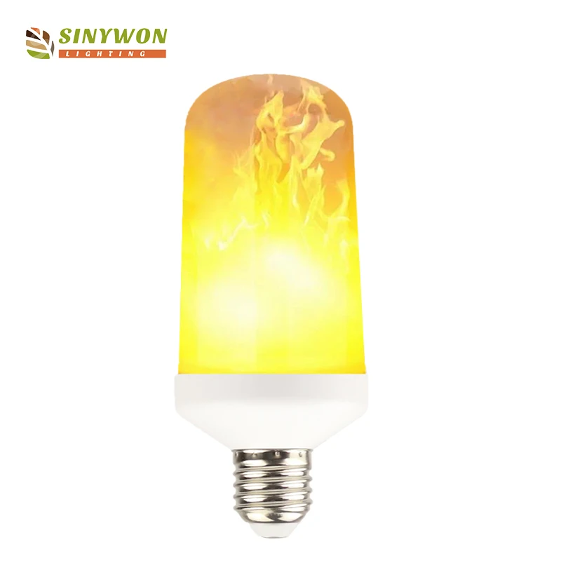 Garden Decorative 5W Fire Light 12V Solar Led Flickering Silk Candle Flame Effect Led Flame Bulb Light