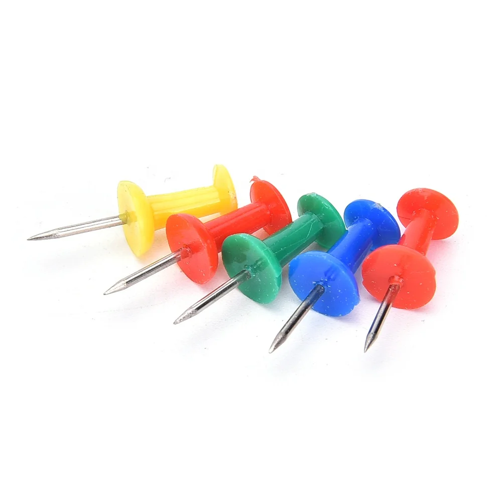 Factory Direct Sale Cork Push Pin Map Pin Wholesale Colorful Plastic Push Pins