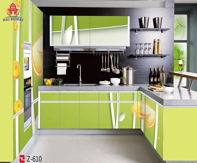 Кухонные шкафы Китай дешевые l-образные модульные кухонные