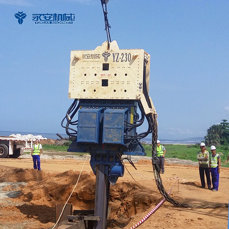 High Efficient Hydraulic Piling machine YZ 230 Piling Machine,Piling Equipment,Piling Rig