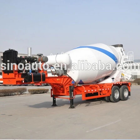 12m3 concrete mixer semi trailer with competitive price