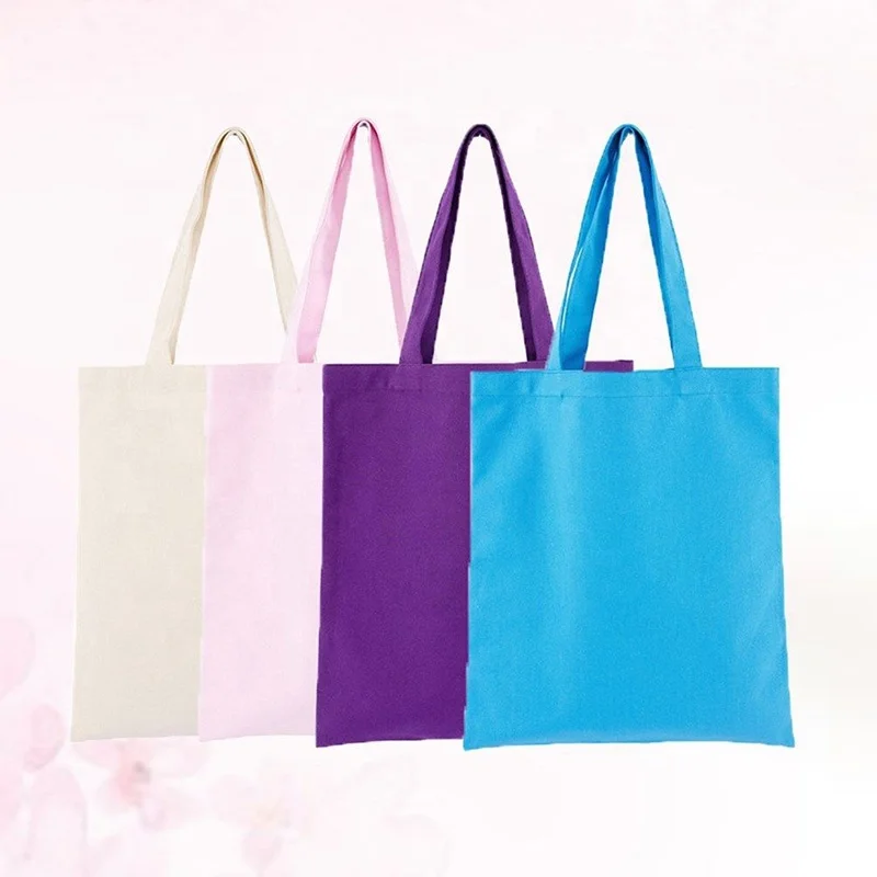 Simple ecology Ladies Shoulder Cotton Tote Bag Canvas Tote Bag Taobao Navy Blue Canvas Tote Bags