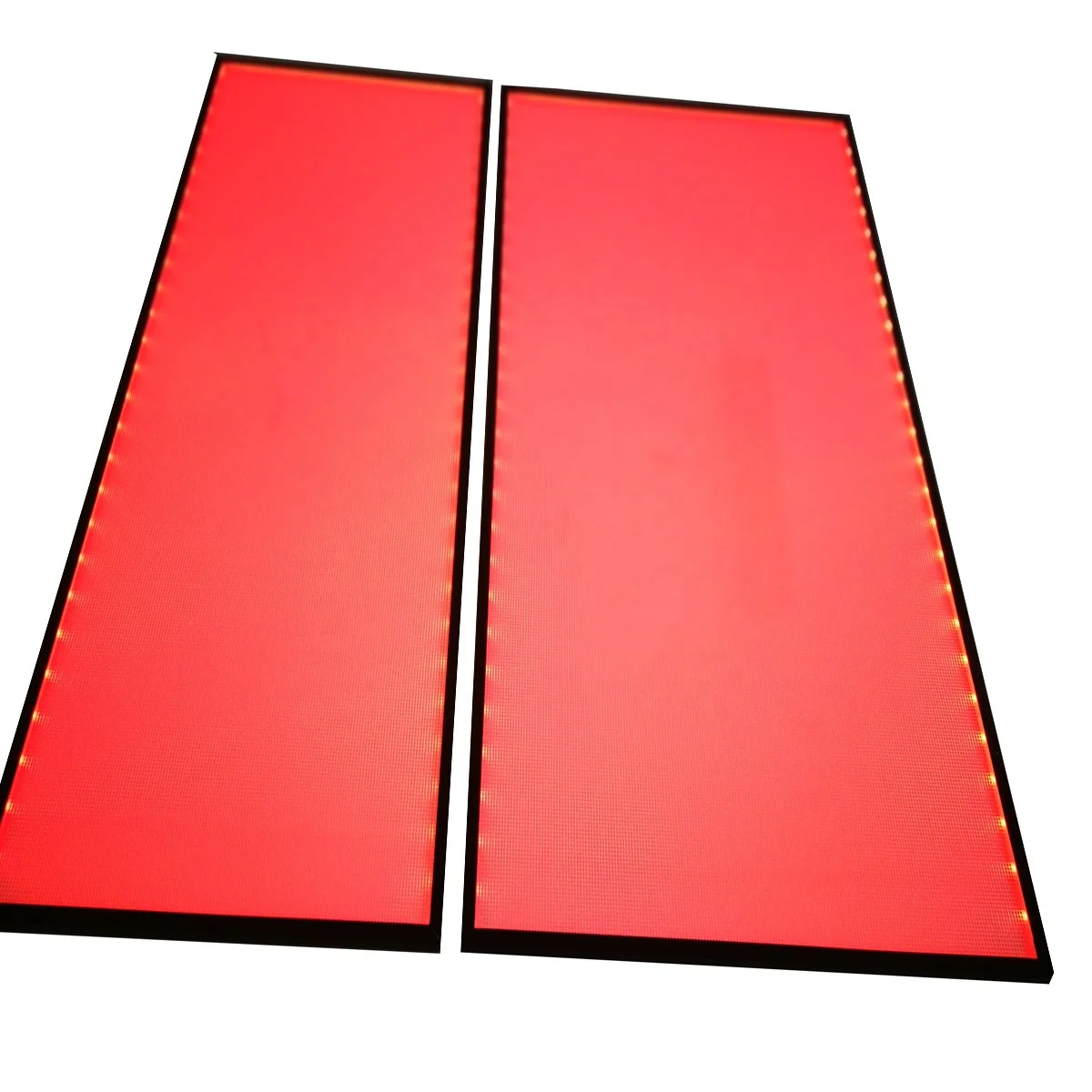 Custom size and shape V cutting edge lit acrylic light guide plate