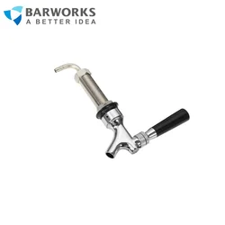 Chromed Beer Faucet with Cornelius Ball Lock Disconnect Homebrew Corny Cornelius Keg Faucet Tap