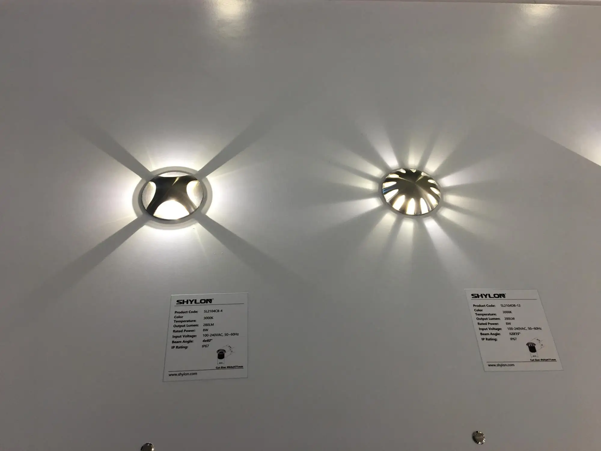 
Stainless steel Single color with 4 beam angle step LED light 