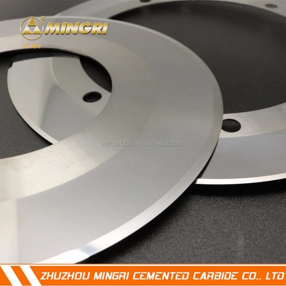 Long service life tungsten carbide cardboard paper corrugated knifes