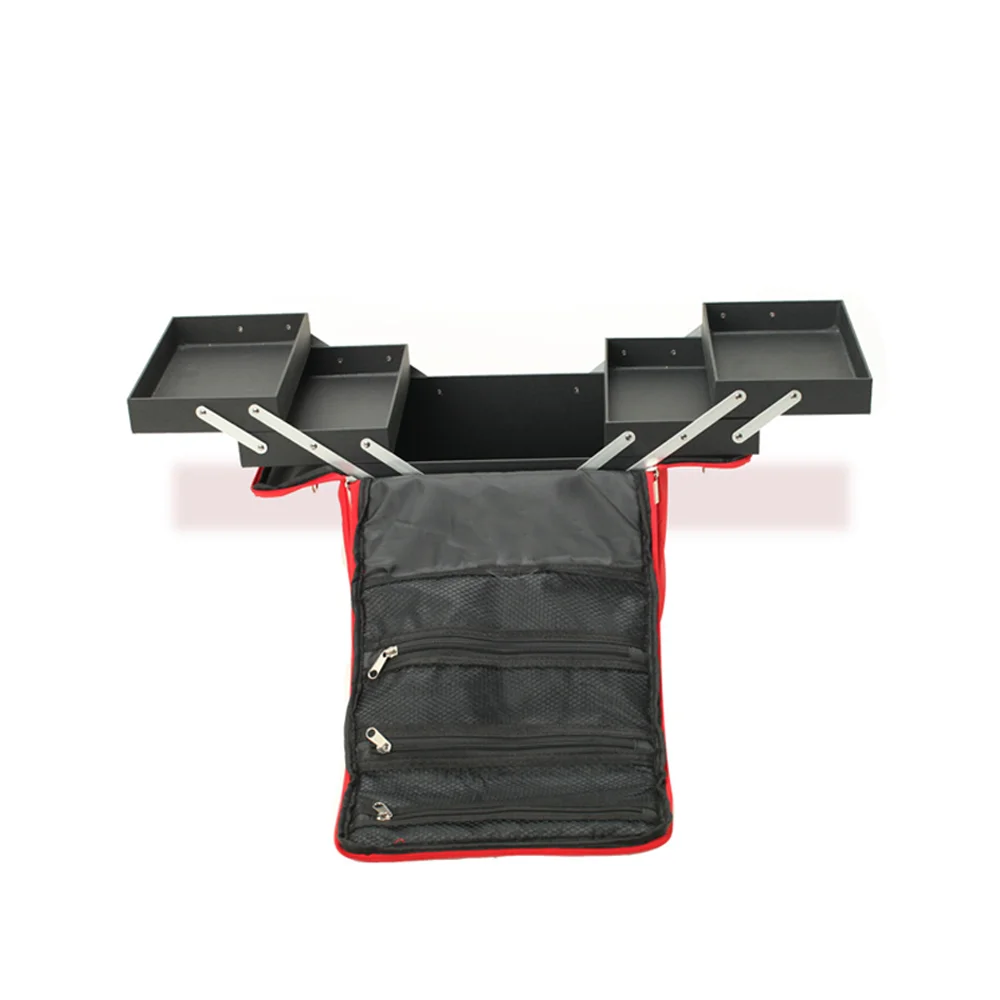 Оптовая продажа индивидуальный логотип с многослойной дорожной косметичкой специальный контейнер для хранения инструментов макияжа ресниц