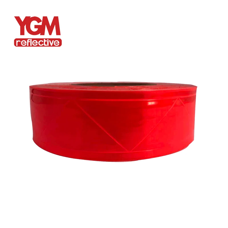 High Visibility Rainbow Color PVC Reflective Fabric For Clothing