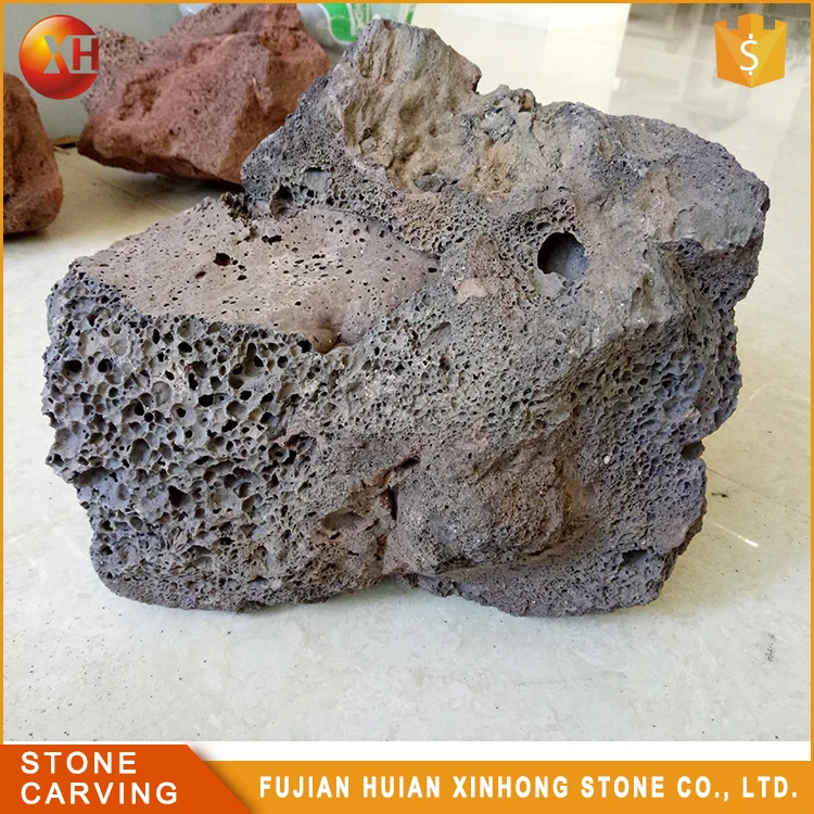 Super Nice Natural Black Large Lava Rocks Volcanic Rocks Stone For Garden Landscaping Decoration And Aquarium