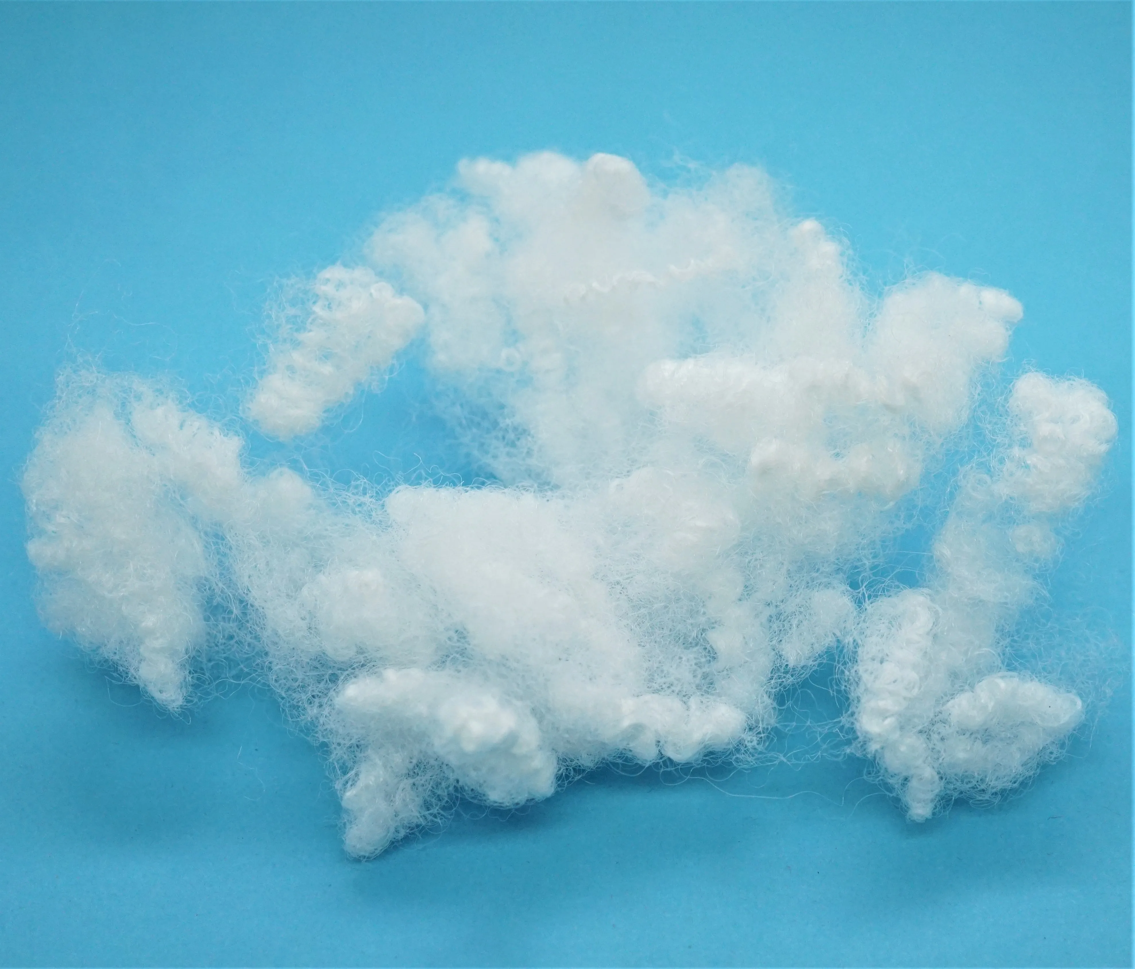 15d 64mm hollow conjugated polyester staple fiber lightweight pillows filling material