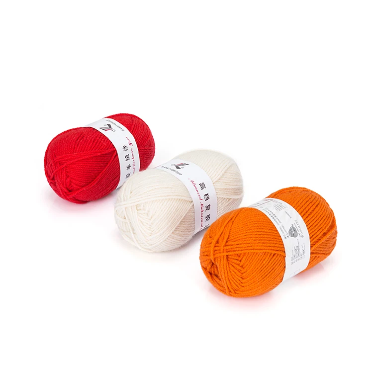 
High Quality Worsted Super Soft Dyed 100 Hand Knitting Cashmere Yarn 