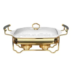 Manufacturer Supplier food warmer design of Oval Oval ceramic dish with warmer With Glass Lid