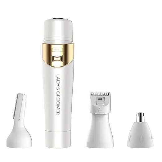 4 in 1 women face trimmer eyebrow trimmer pen lady hair removal kit eyebrow eplator