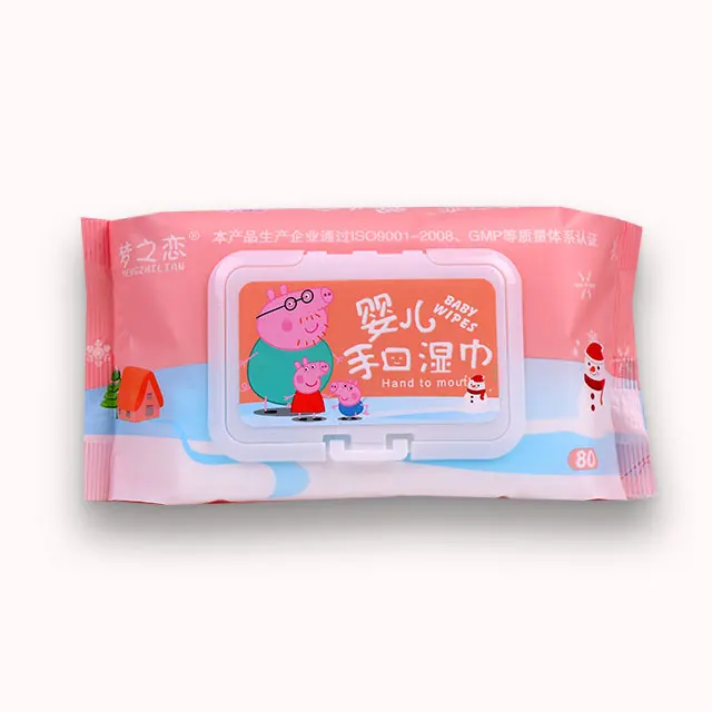 100% Purfied Water Natural Baby Wipes No Alcohol