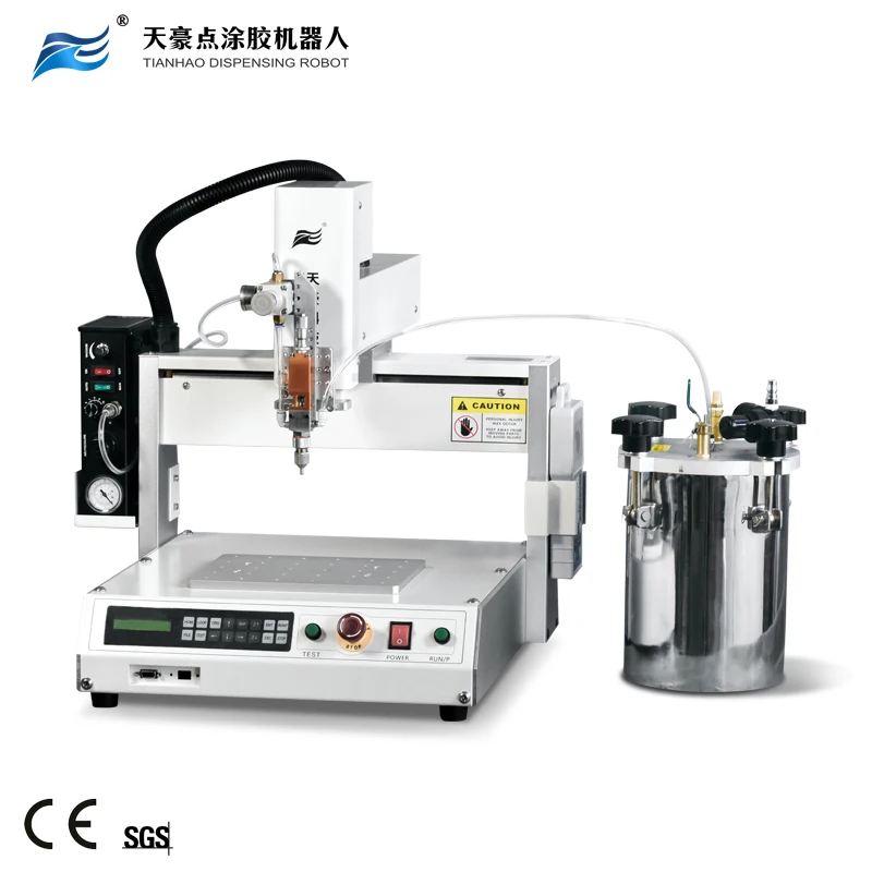 
Spray adhesive Table robot for solder paste pasting on printed circuit board glue dispenser conformal coating machineTH-2004D-PT 