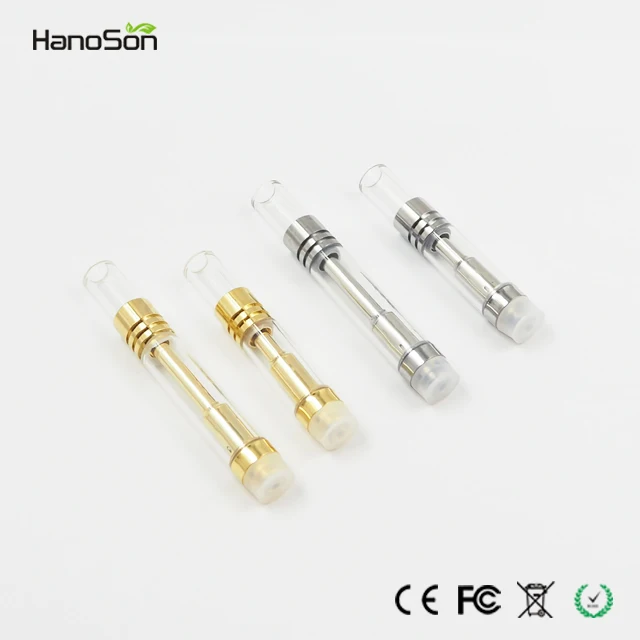 
Best selling products Gold wick HNS glass tank clearomizer vape pen e cigarette cbd atomizer electronic cigarette 